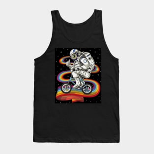 Astronaut On A Bike - Best Selling Tank Top